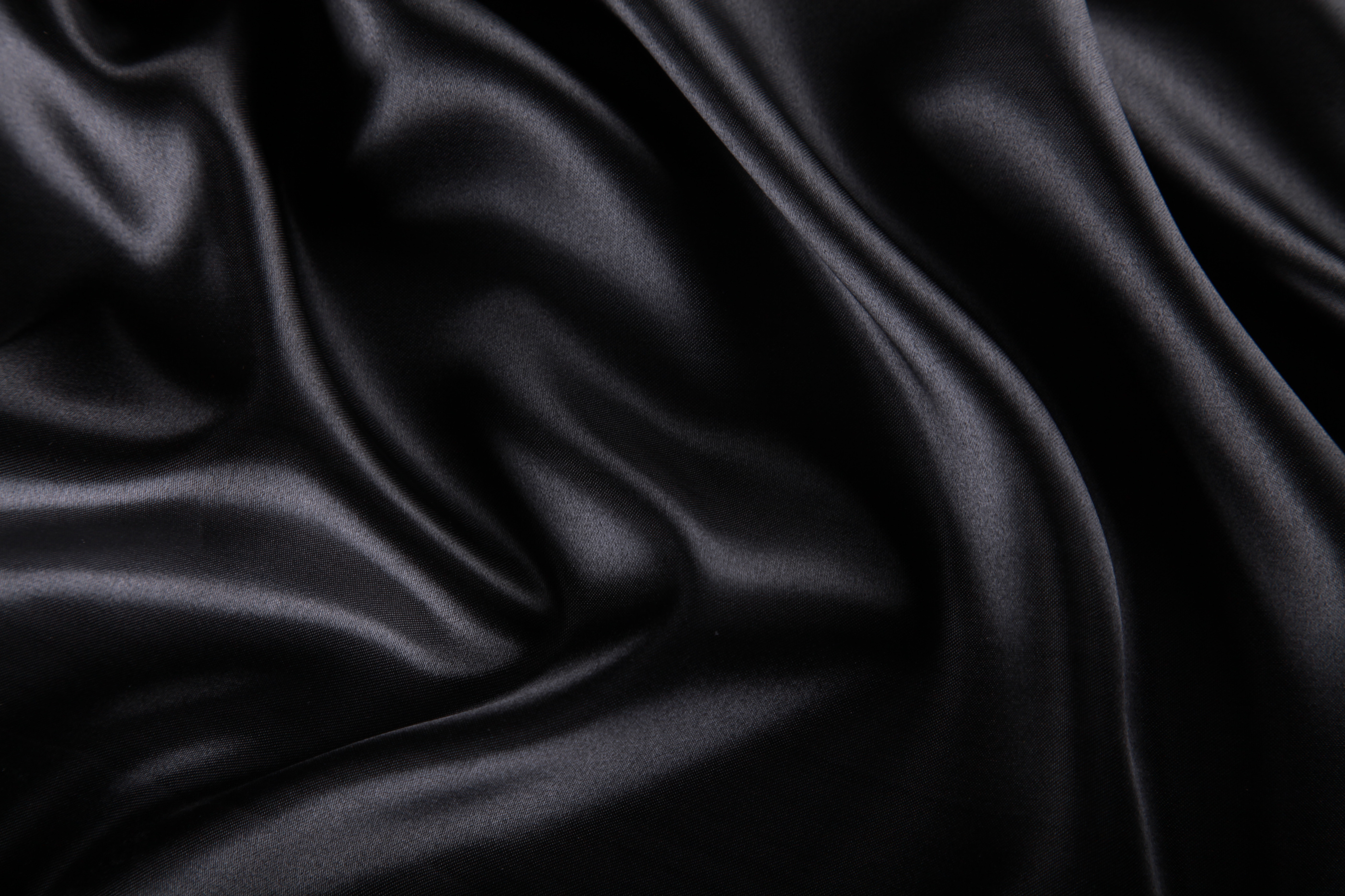 Black Silk Fabric